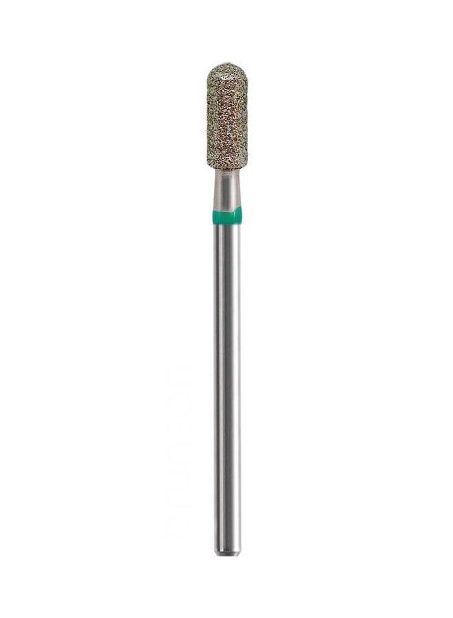 Manicure Drill Bit Diamond Sand Electric Head Nail Art Drill Bit Accessory Nail Polishing Tool For Perfect Grinding Effect Silver