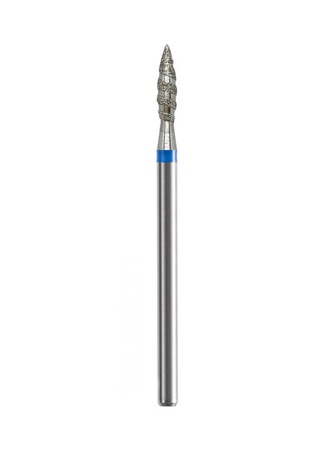 Manicure Drill Bit, Diamond Sand Electric Manicure Grinding Head Nail Art Manicure Drill Bit Accessory Nail Polishing Tool for Perfect Grinding Effect Silver