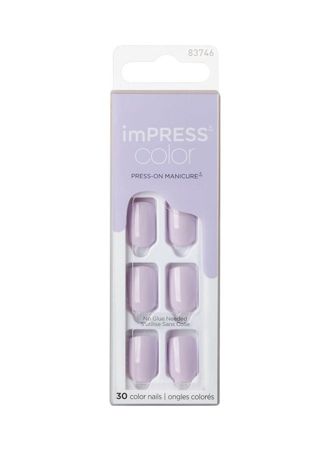 Impress Color Nails Picture Purplect