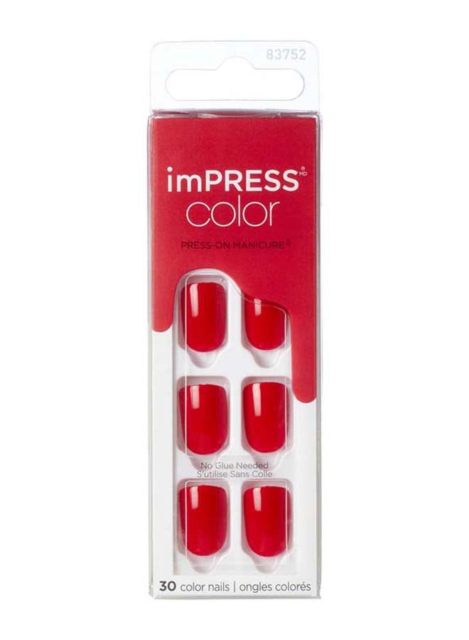 Impress Color Nails Reddy Or Not
