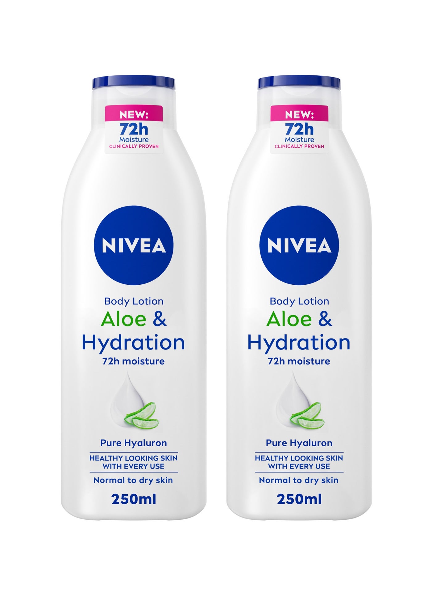 Aloe And Hydration Normal To Dry Skin Body Lotion Pack Of 2 250ml