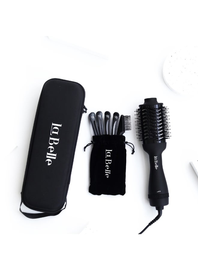 Unique Brush Hairstyler Black