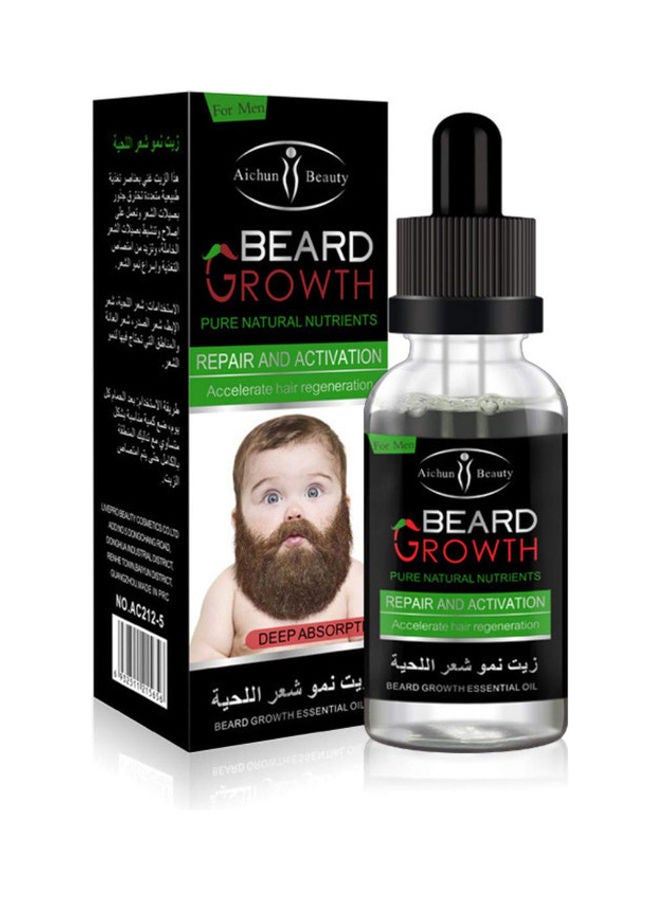 Natural Beard Growth Oil Clear 30ml