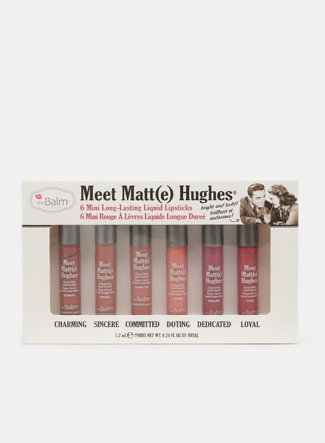 Meet Matte Hughes Mini Lipstick Set Multicolour