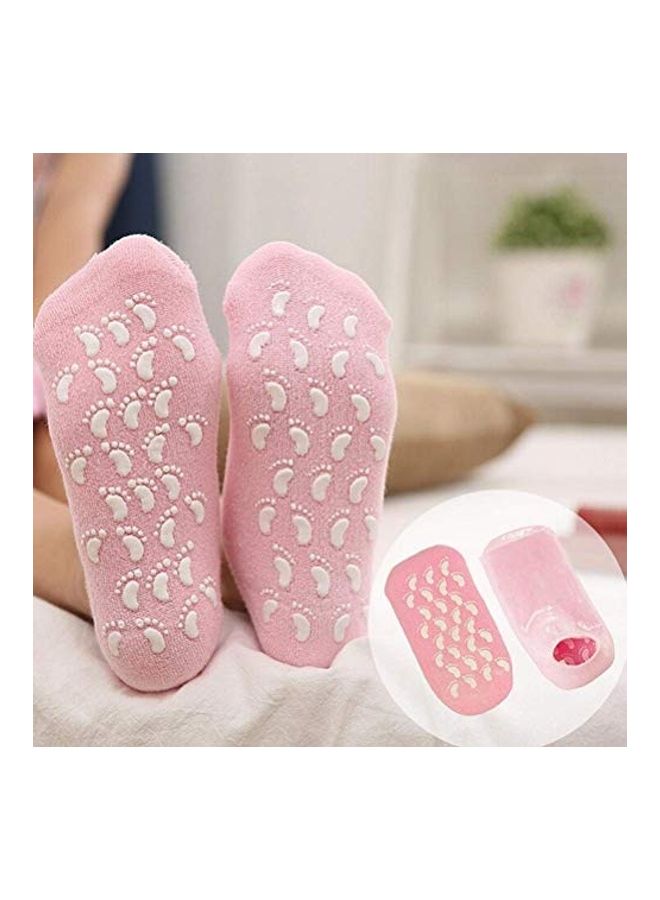 SPA Silicone Gel Socks Pink