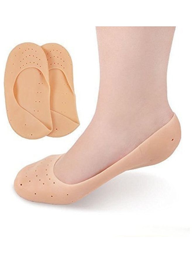 Silicone Gel Heel Pad Socks Multicolour