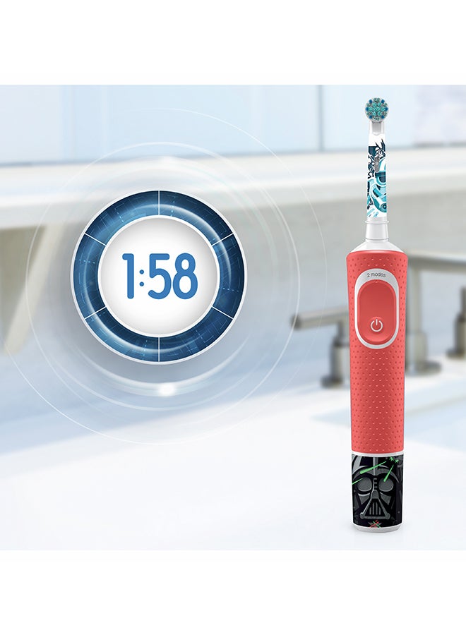 Kids Rechargeable Electric Toothbrush Set, Star Wars, 3+ Years, with Travel Case Red - image 4