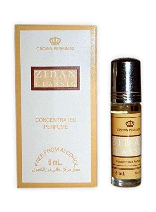 6-Piece Zidan Classic Concentrated Perfume Without Alcohol 6ml