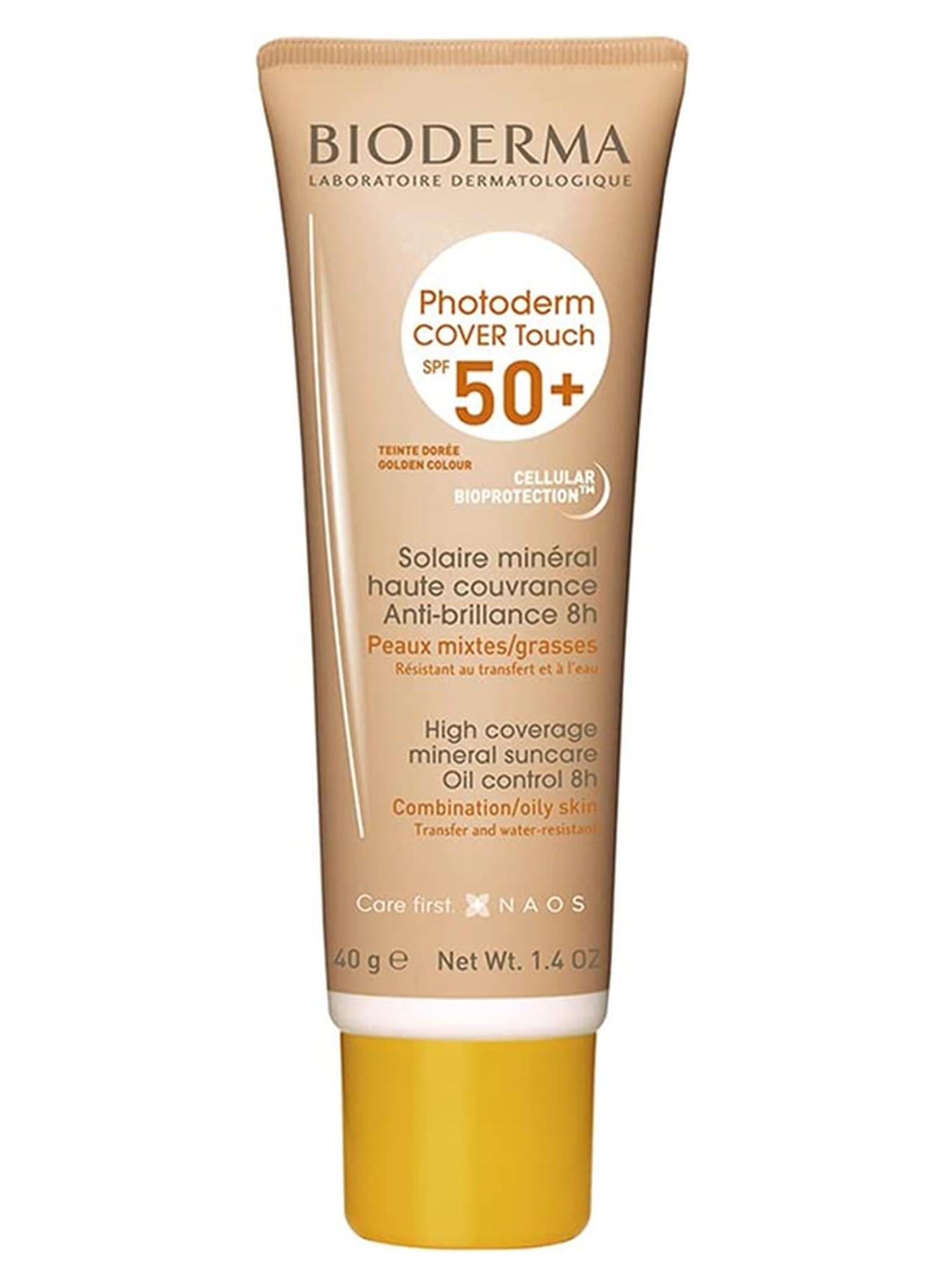 Photoderm Cover Touch SPF 50+ High Coverage Mineral Sunscreen, Golden Tint 40grams