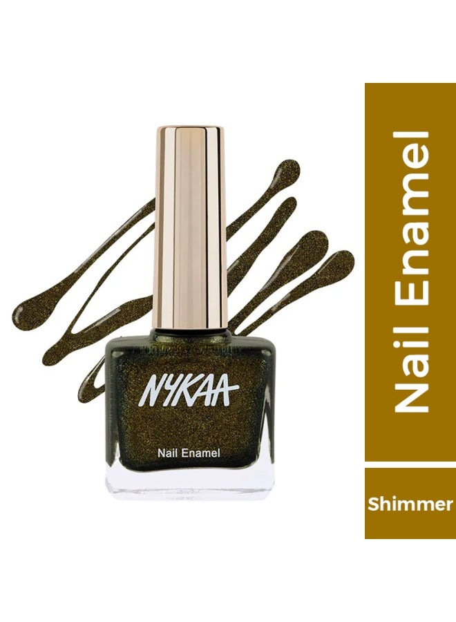 Nykaa Black To Gold Nail Enamel Collection Disco Gold - Shade No.: 230