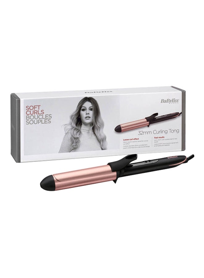 Curling  Iron 32 MM Barrel Rose Quartz
