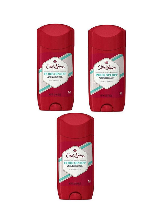 Stick Deodorant   3 Pieces Multicolour 85grams