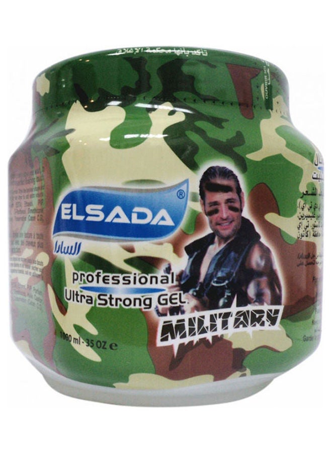 Ultra Strong Professional Hair Gel  Military Multicolour 1000ml