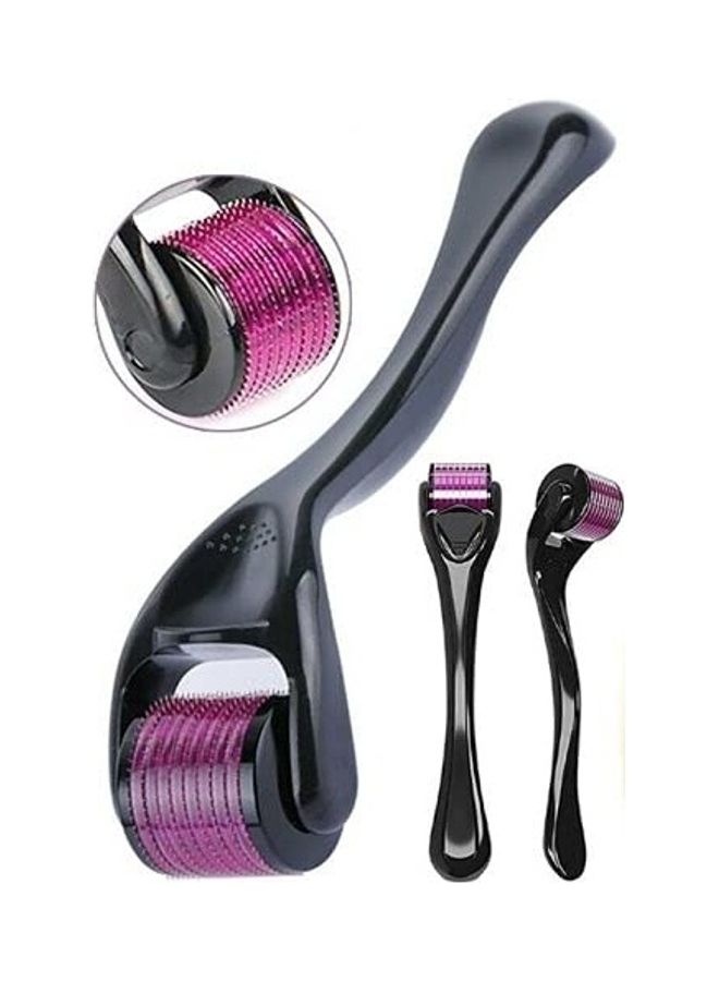 Derma Roller Black/Pink 3.543307083X5.905511805X4.724409444inch