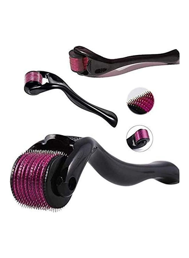 Derma Roller for Acne, Scars, Skin Hair Loss Black/Pink 3.5 X 5.90 X 4.72inch