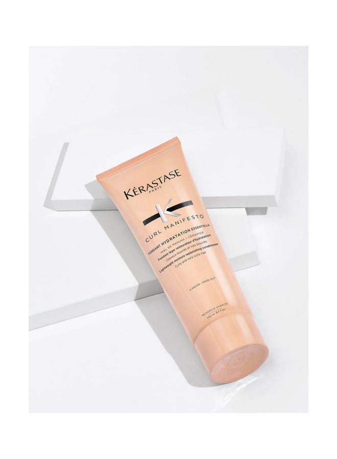 Curl Manifesto Fondant Hydratation Essentielle Conditioner White 250ml - image 3