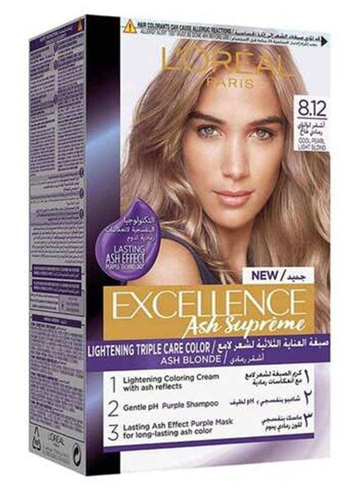 Excellence Ash Supreme Lightening Triple Care Color Cool Pearl Light Blonde 192ml