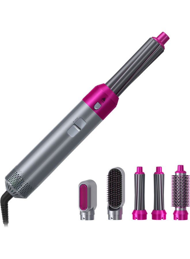 Multifunctional Warm-Air Hair Dryer with 5 Blowing Comb Multicolour