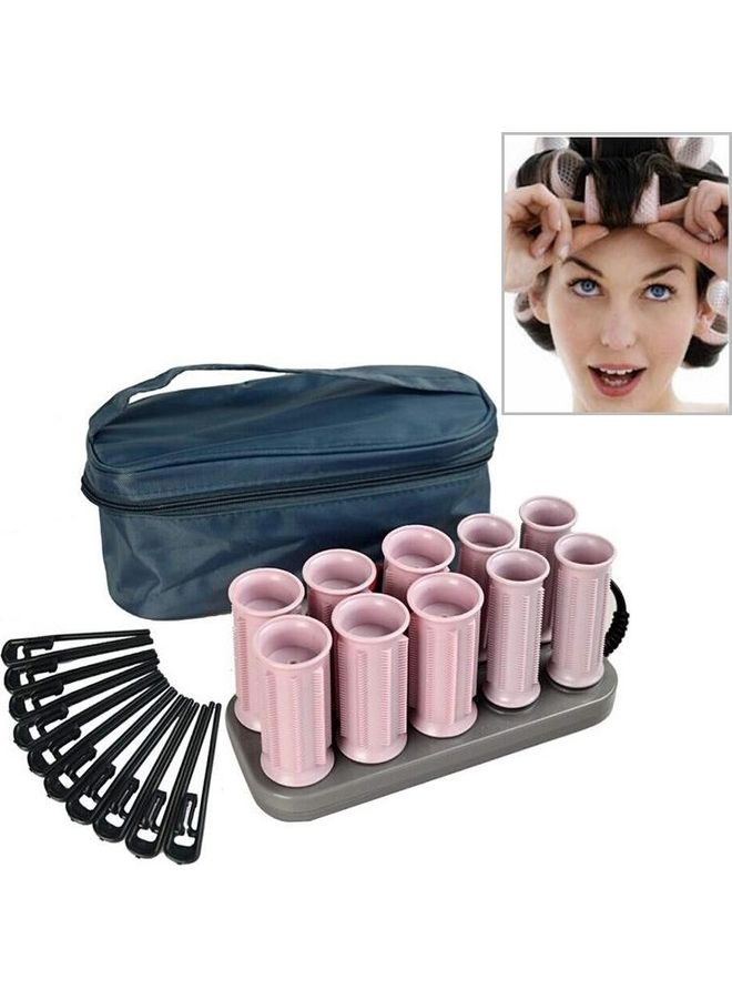 10-Piece Curling Iron Electric Roll Hair Tube Multicolour
