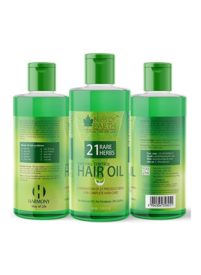 21 Rare Herbs Hair Oil Clear 100ml