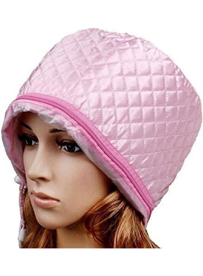 Hair Care Spa Cap For Head Pink 2 x 1 x 1.9inch