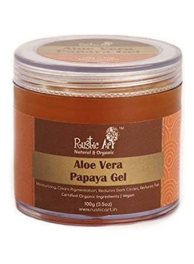 Organic Aloe Vera Papaya Gel With Niacinamide 100grams
