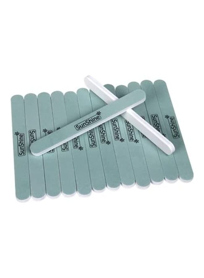 15 Pcs - 600/3000 Super Shine Buffer Sanding Nails File Multicolour