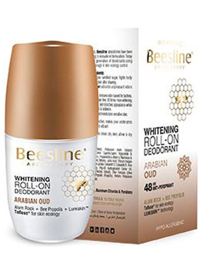 Whitening Roll On Deodorant - Arabian Oud White-Brown