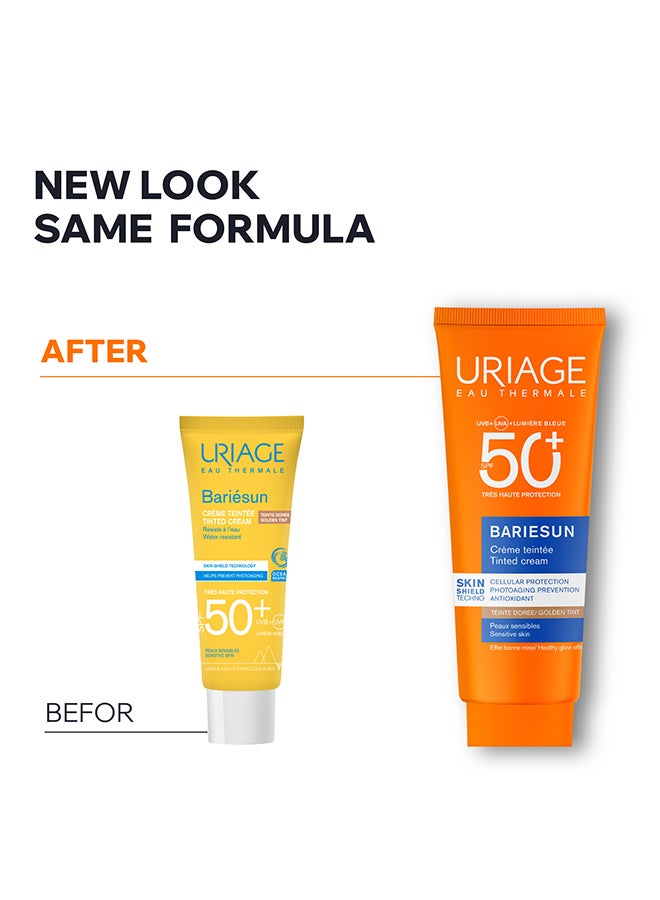 Bariesun SPF 50 Plus Gold Tinted Radiance Enhancing Protective Sun Cream Luminous Finish | For All Skin Types 50ml - image 3