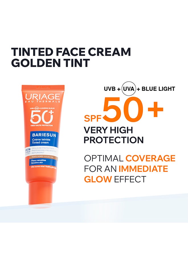 Bariesun SPF 50 Plus Gold Tinted Radiance Enhancing Protective Sun Cream Luminous Finish | For All Skin Types 50ml - image 5