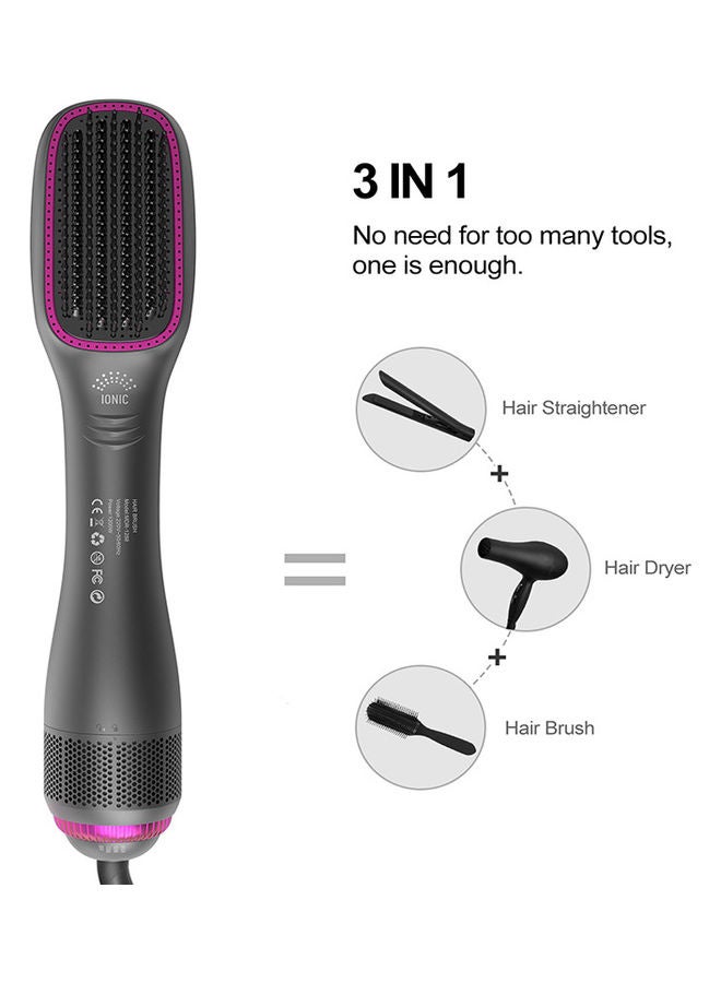 3 in 1 Hot Air Comb Hair Straightener Multicolour 32x7x5cm