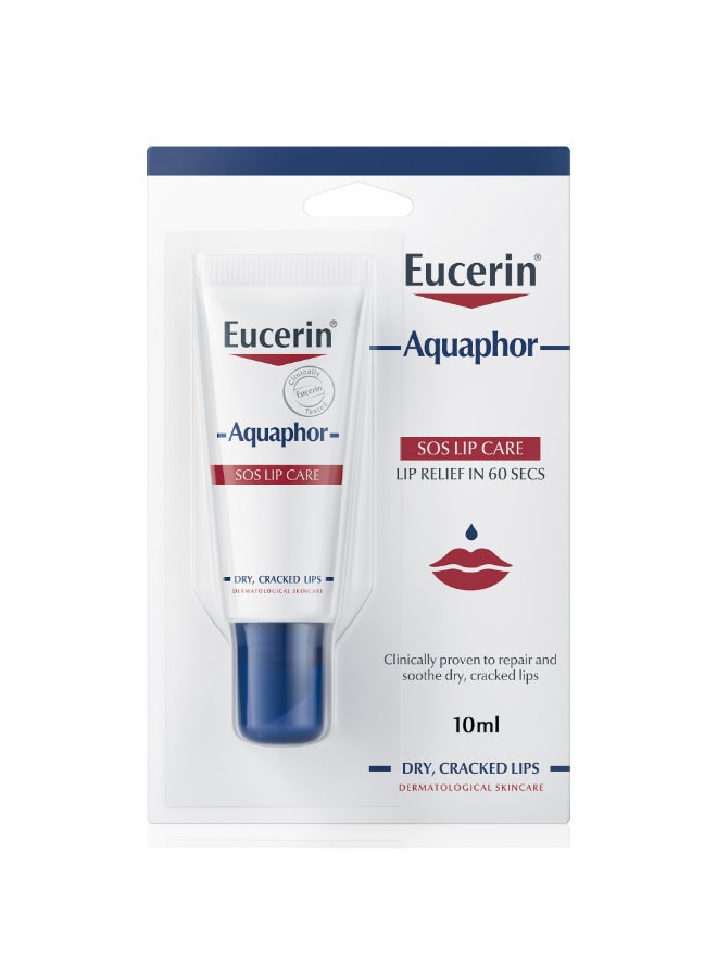 Aquaphor Sos Lip Repair Lip Balm Moisturizing Effect For Dry And Cracked Lips 10ml