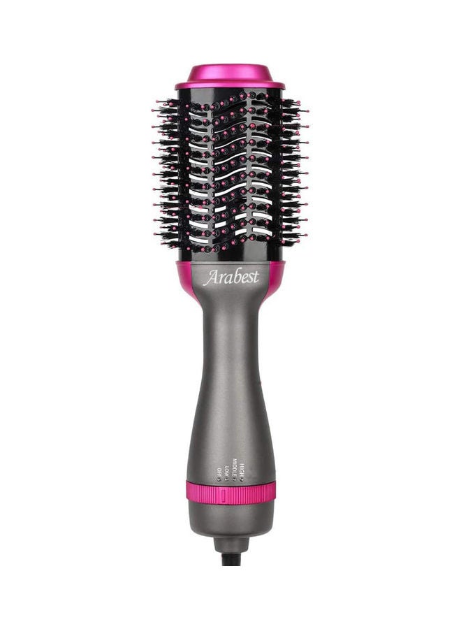 Hair Dryer Volumizer Hot Air Brush Negative Ionic Heated, Curling and Straightening, Fluffy Comb Multicolour 34cm
