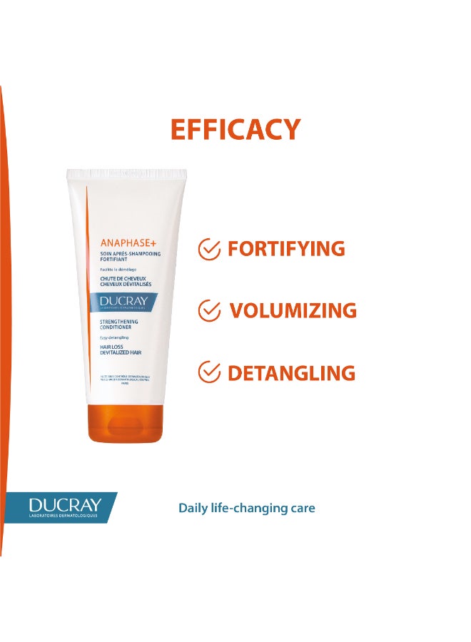 DUCRAY Anaphase+ Strengthening conditioner- Fortifying Vit B5, B6 and B8 - Strengthens the hair- Detangles - Natural & coloured hair - 200 ml 200ml - image 5