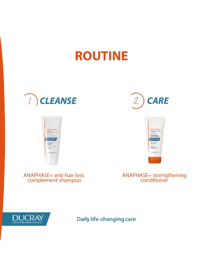 DUCRAY Anaphase+ Strengthening conditioner- Fortifying Vit B5, B6 and B8 - Strengthens the hair- Detangles - Natural & coloured hair - 200 ml 200ml - image 6