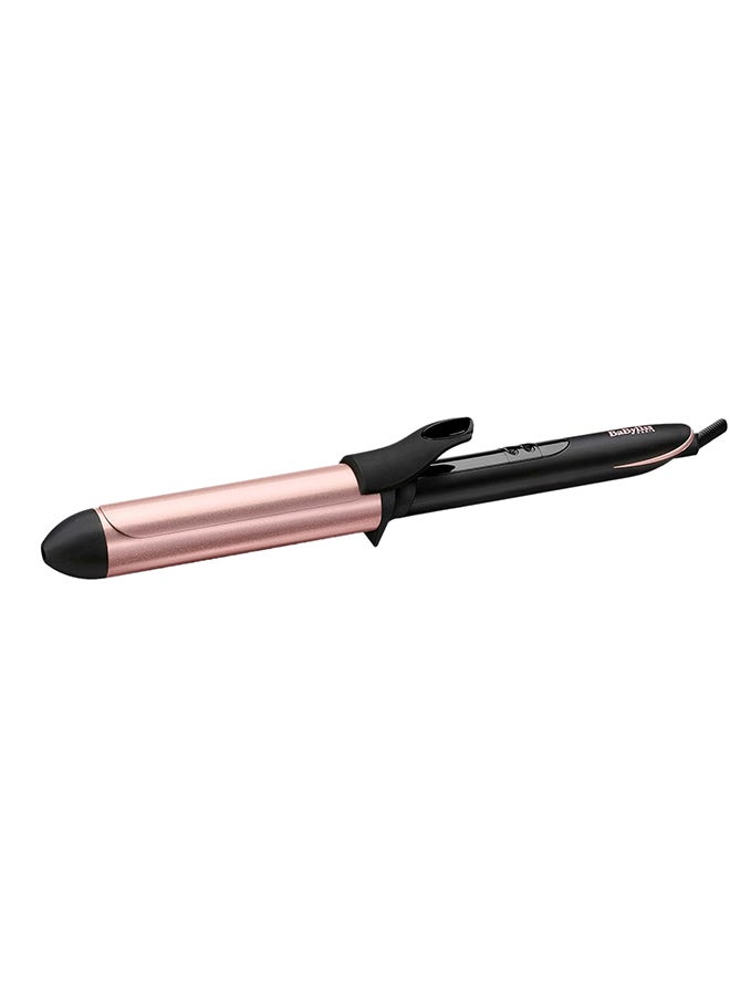 Hair Curling Iron Extensive Wide Reach 32mm Curling Tong Barrel  Ultra-Fast Heat With Led And 6 Temperature Setting 160°C-210°C 2.5m Ceramics Swivel Cord Rose Quartz