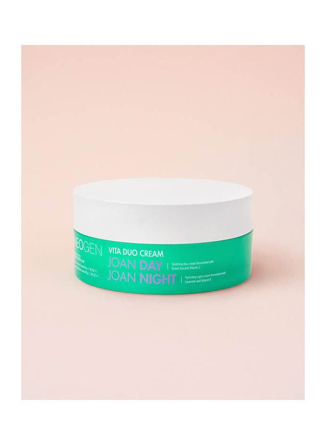 Vita Duo Cream Contains Different Nutrients That Nourish Skin Day And Night Green 100grams
