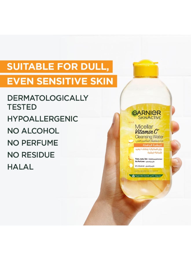Skinactive Vitamin C Micellar Cleansing Water Clear - image 5