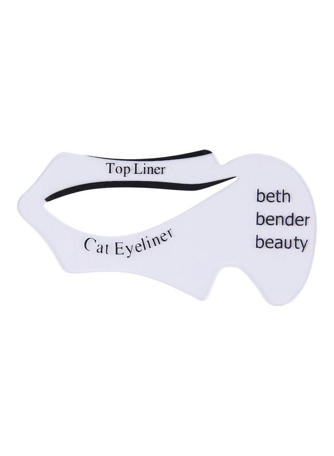 Eyeliner Stencil Sticker White