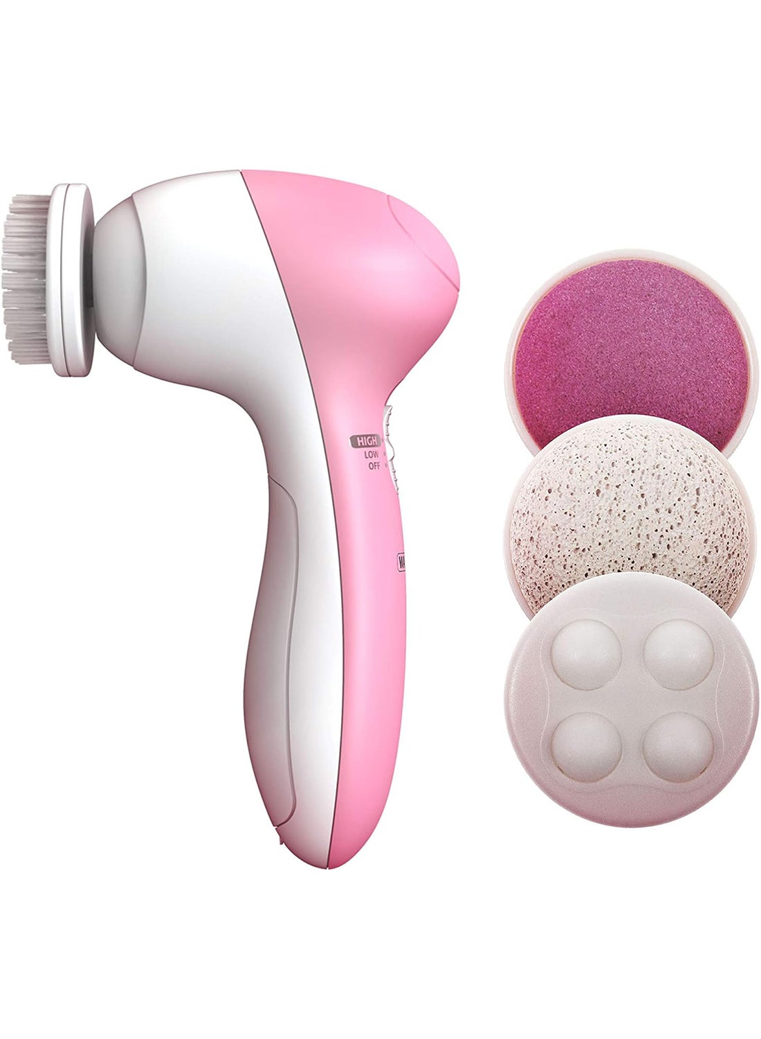 Pure Confidence 4-In-1 Cleansing Brush Pink