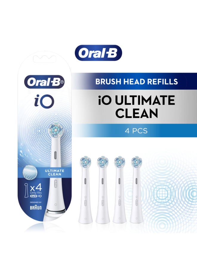 iO Ultimate Clean Rechargeable Electric Toothbrush Replacement Heads, with Personalized Brushing Modes, White, Pack of 2 White - image 3