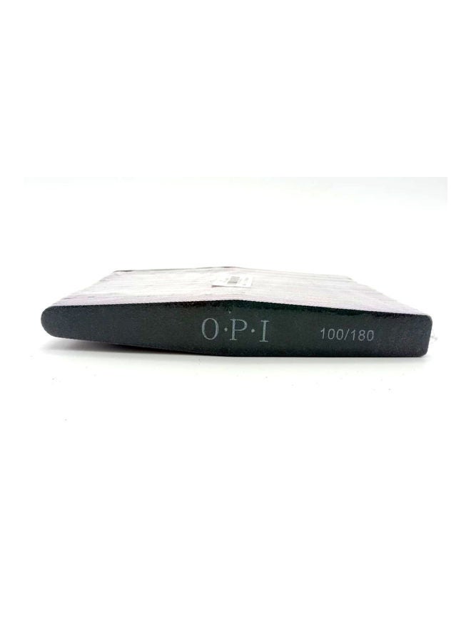 25-Piece Nail File Triangular 100/180 Grit Black