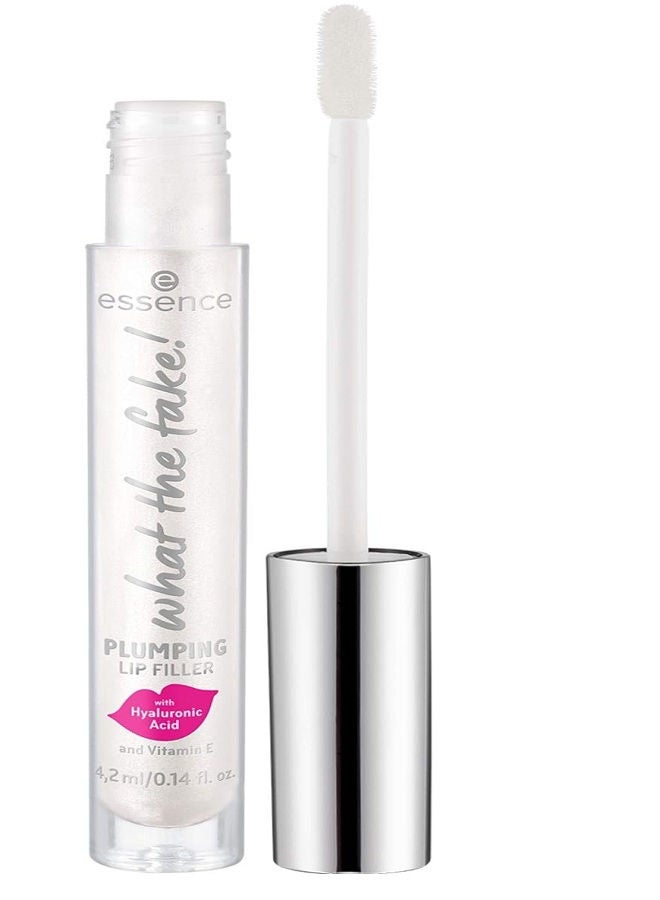 Hydra Kiss Gloss | What The Fake! Plump Lip Filler 01 | Volumizing Hydrating Lip Plumper | Glossy Shine for All Skin Tones | Vegan Paraben Free Cruelty Free Oh My Plump!