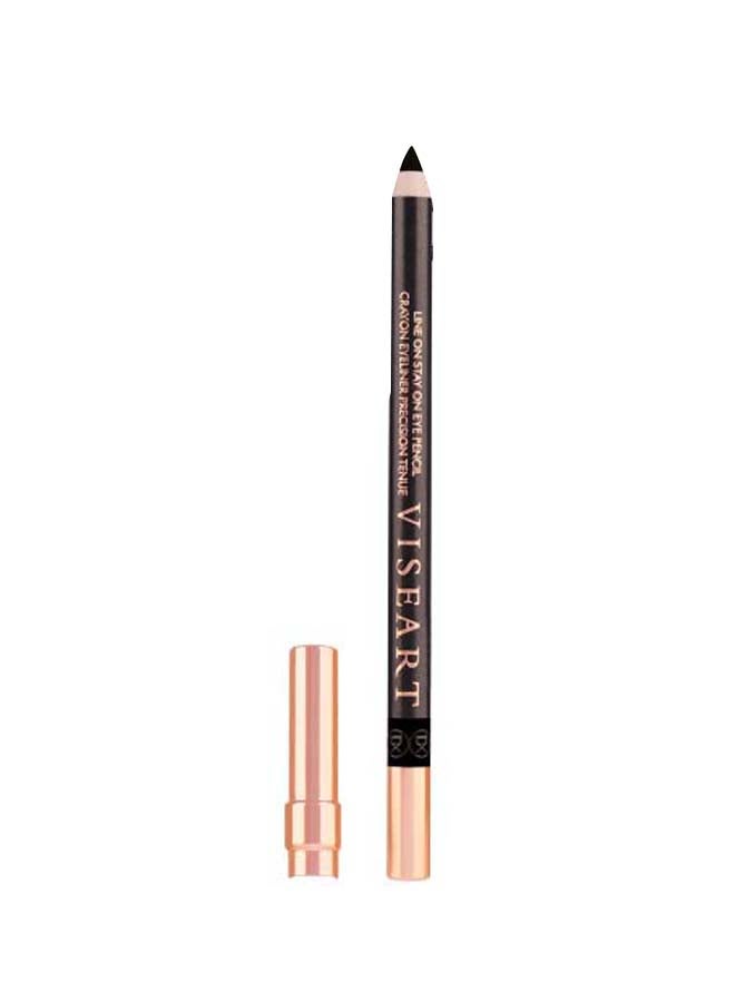 Line-On Stay On Eye Pencil Jet Black