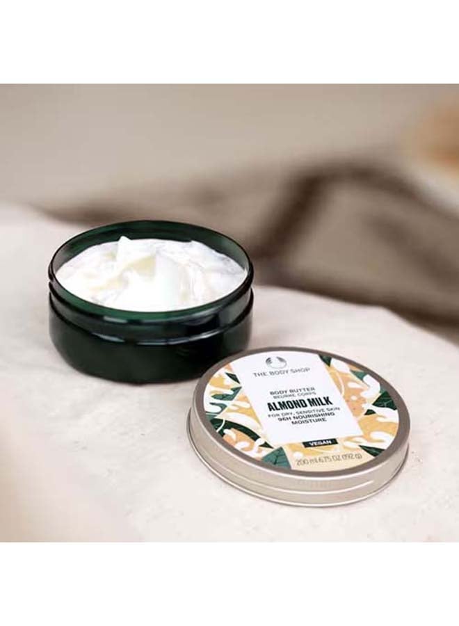 Almond Milk Body Butter – Nourishing Body Moisturiser with 96hr Hydration | Soothes, Protects & Softens Dry, Sensitive Skin | Creamy, Non-Greasy Formula with Almond Milk Extract, White 200ml - image 2