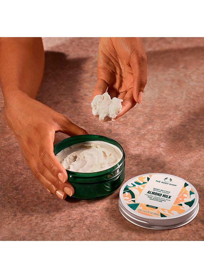 Almond Milk Body Butter – Nourishing Body Moisturiser with 96hr Hydration | Soothes, Protects & Softens Dry, Sensitive Skin | Creamy, Non-Greasy Formula with Almond Milk Extract, White 200ml - image 4