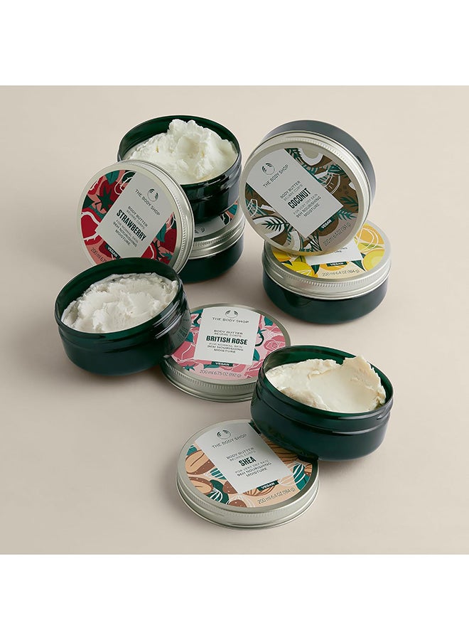 Shea Body Butter – Super-Rich Creamy Body Moisturiser with Shea Butter | Deeply Nourishes, Softens & Smooths Dry Skin | Intense Hydration, Delicious Nutty Scent Beige 200ml - image 7