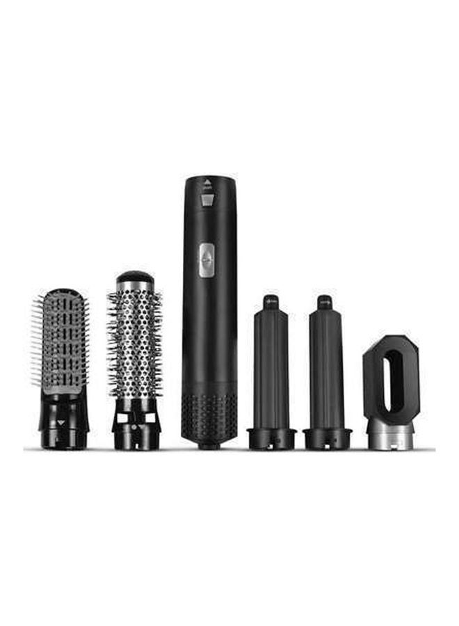 4-Piece Hair Dryer Straight Curling Stick Black 30x24x6.5cm