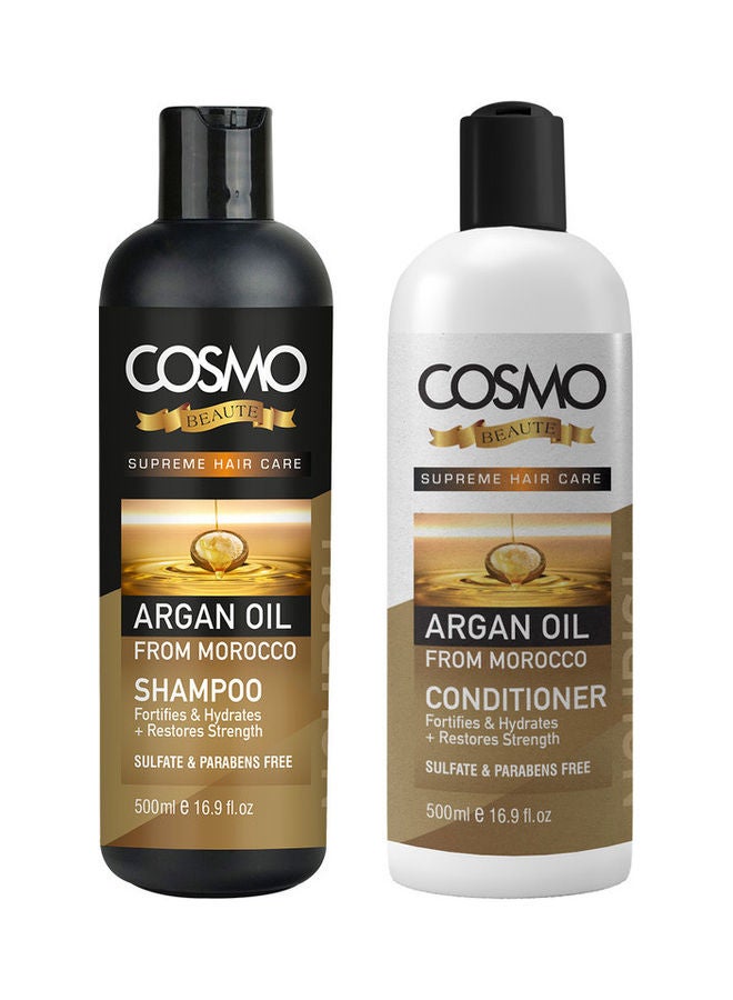 Set of Argan Oil Shampoo & Conditioner 1000ml