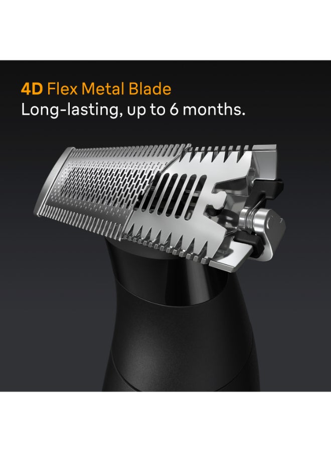 Braun All-in-One Series XT5, +8 Styling Tools, 4D Flex Blade, Style & Shave, XT5200 Black - image 4